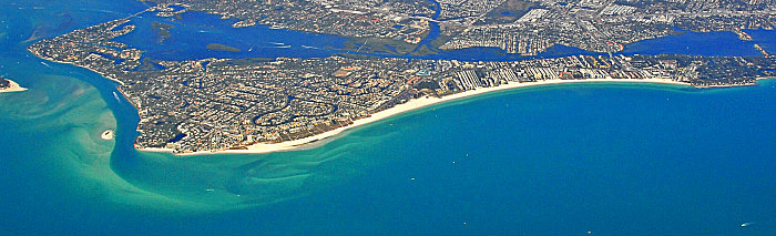 Aerial View of Siesta Key