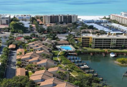 Aerial view of Midnight Cove